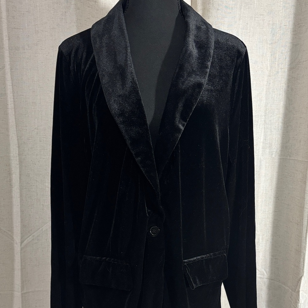 Sincerely Jules Black Velvet Women’s Blazer